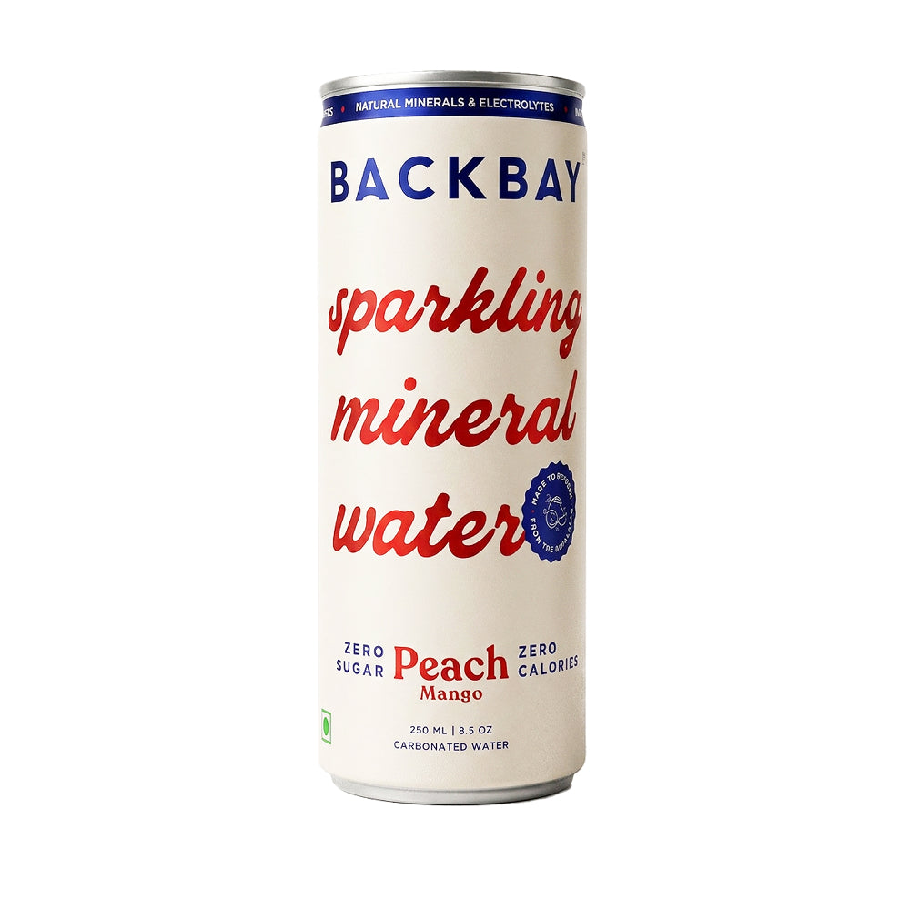 Peach Mango Sparkling Mineral Water - 250ml (Pack of 6 Units)