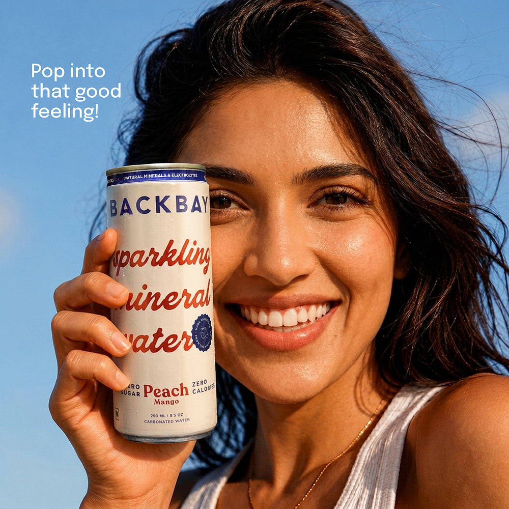 Peach Mango Sparkling Mineral Water - 250ml (Pack of 6 Units)